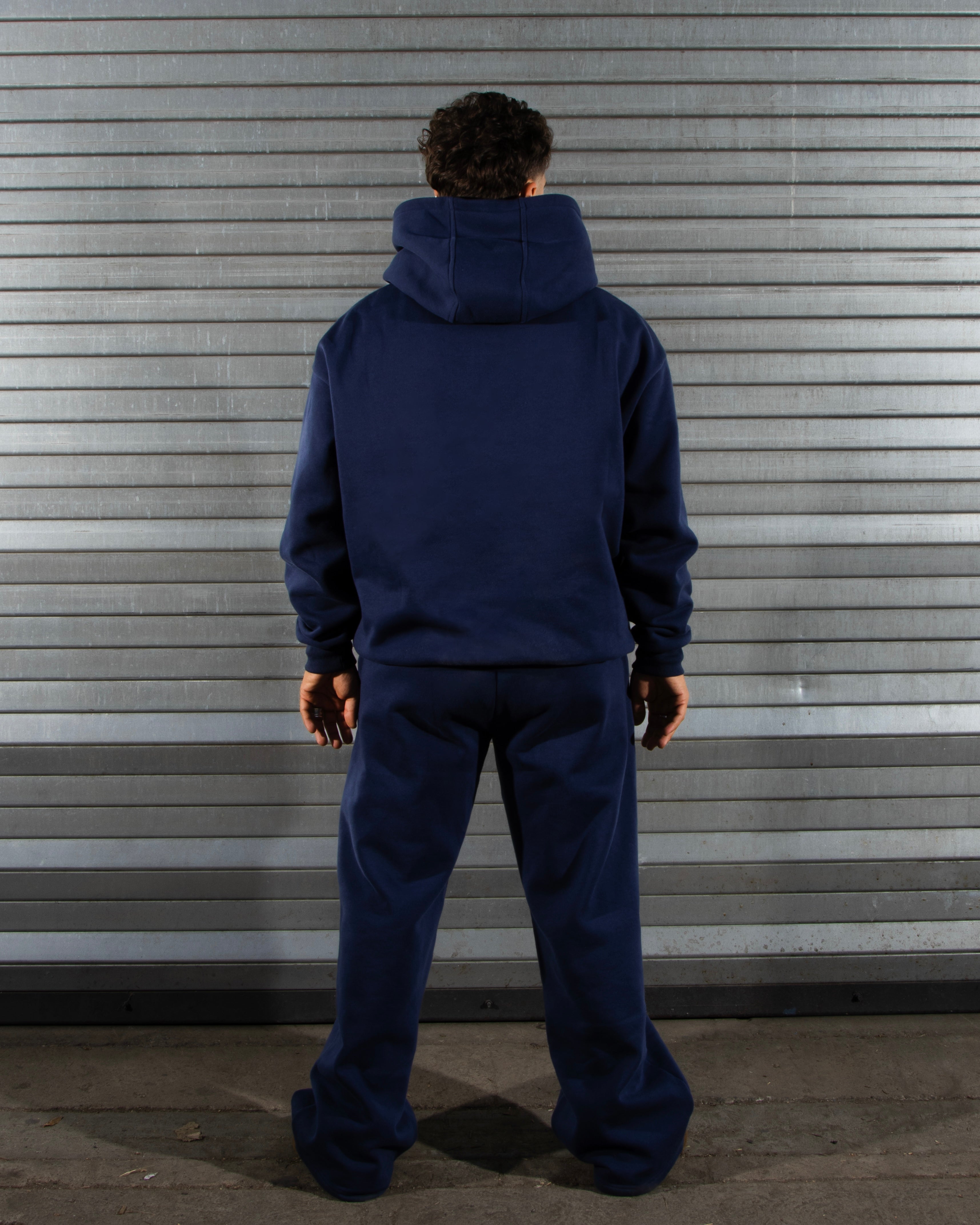 DCRB Tracksuit Open Leg Jogger - Navy Blue