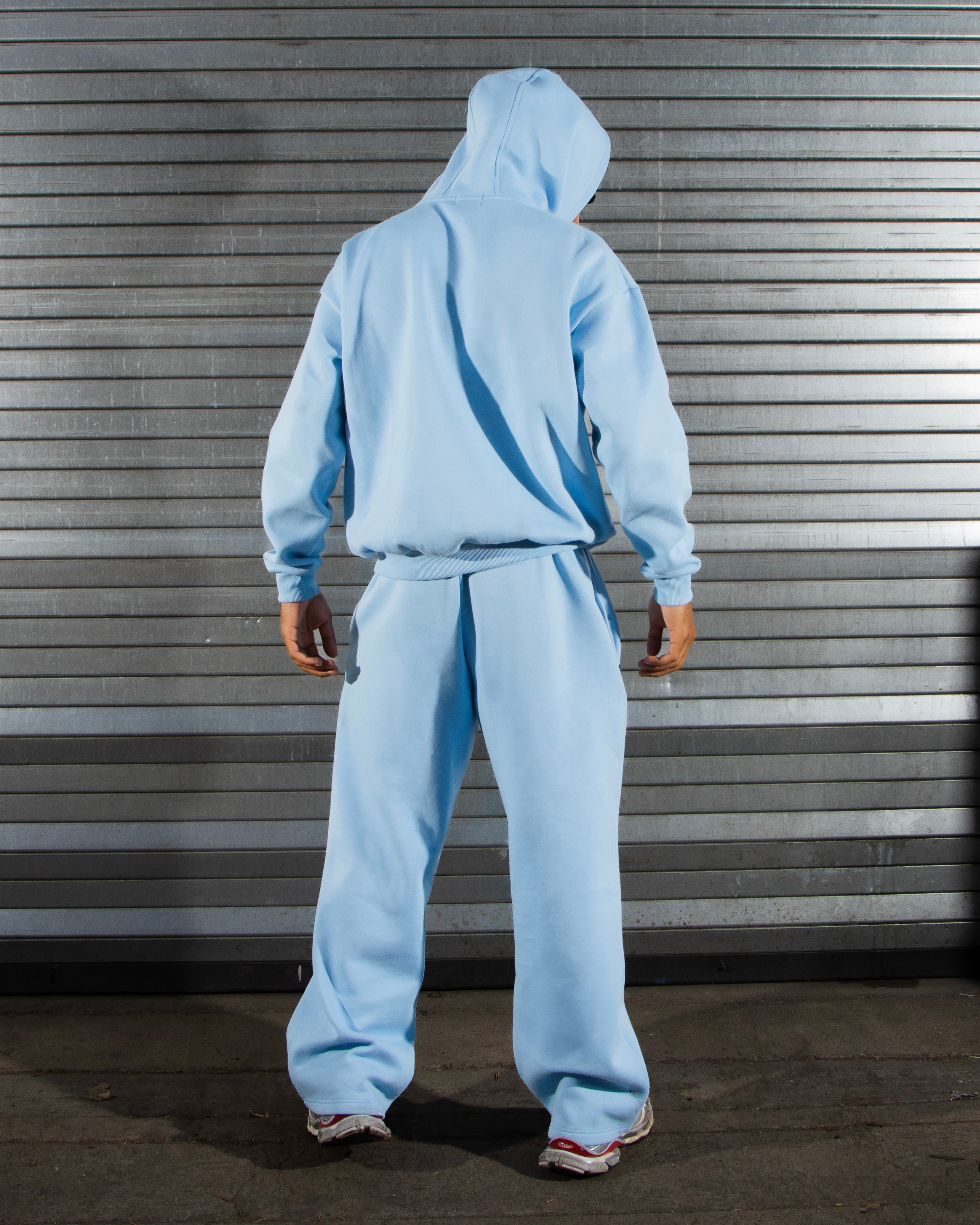 DCRB Tracksuit Open Leg Jogger - Baby Blue