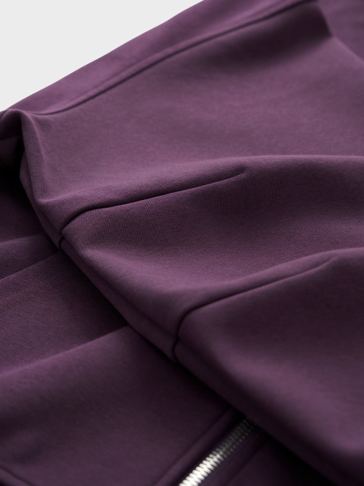 DCRB Plaid Baggy Sweater with Zipper