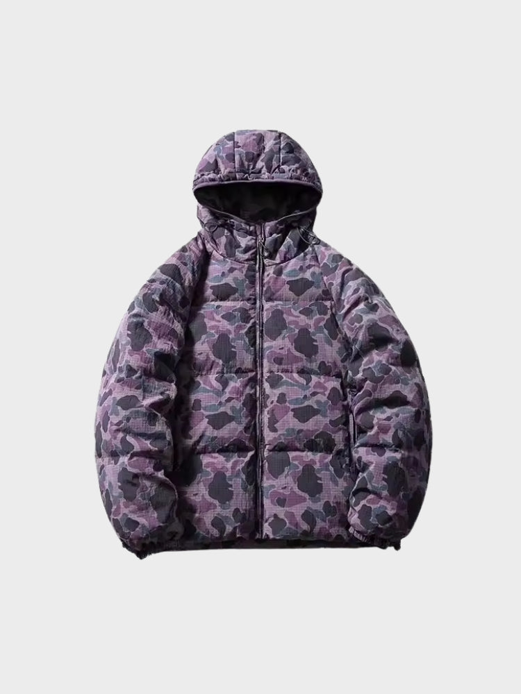 DCRB Cropped Camo Winter Parka