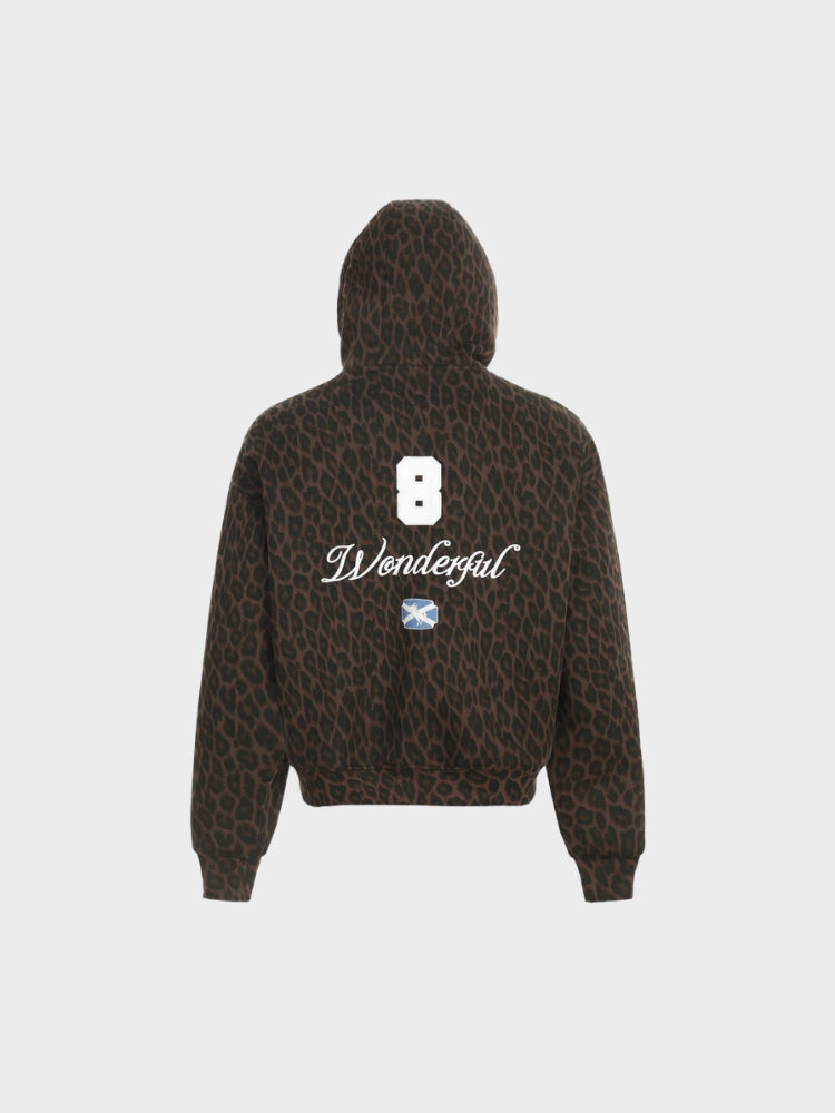 DCRB Leopard Crest Zip Hoodie