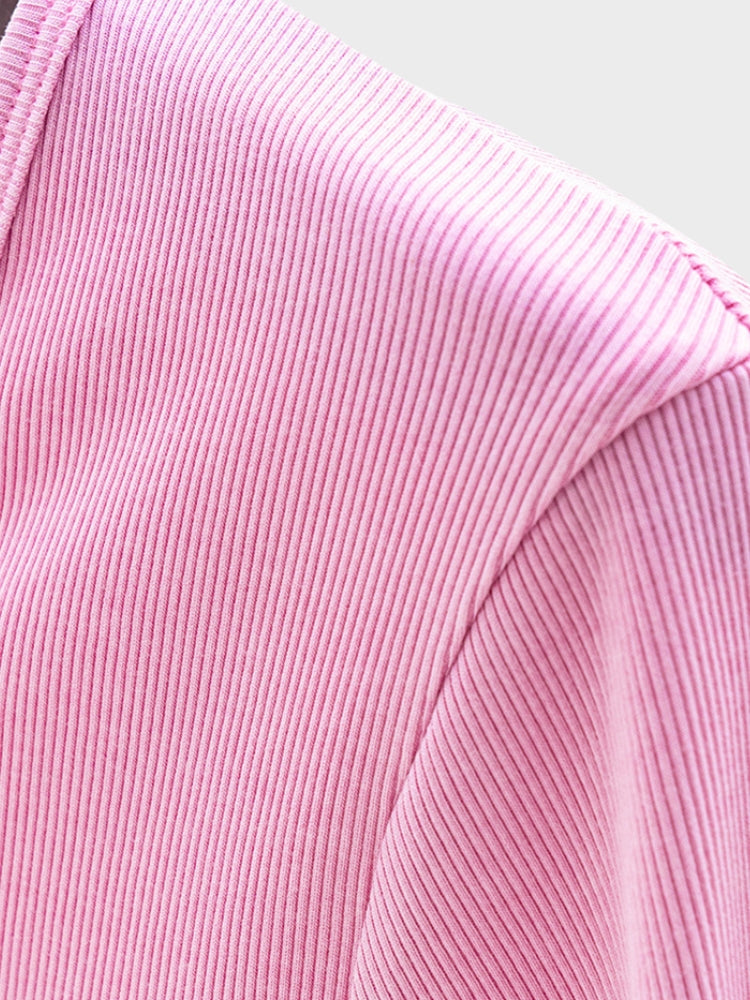 DCRB Ribbed Slim Fit Longsleeve Top