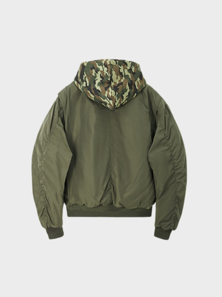 DCRB Reversable Camo Baseball Jacket
