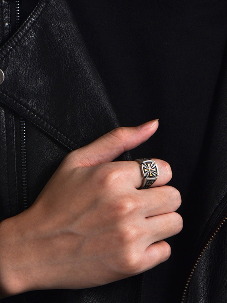 DCRB Adjustable Croix de Guerre Ring