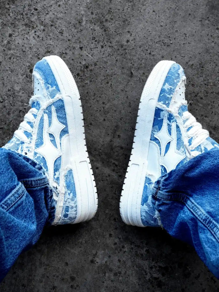 DCRB Broken Denim Sneakers