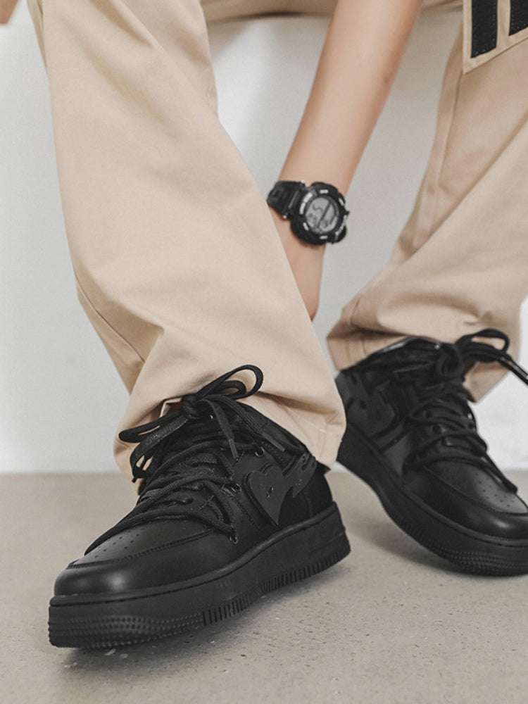 DCRB Vintage Black Heart Sneakers