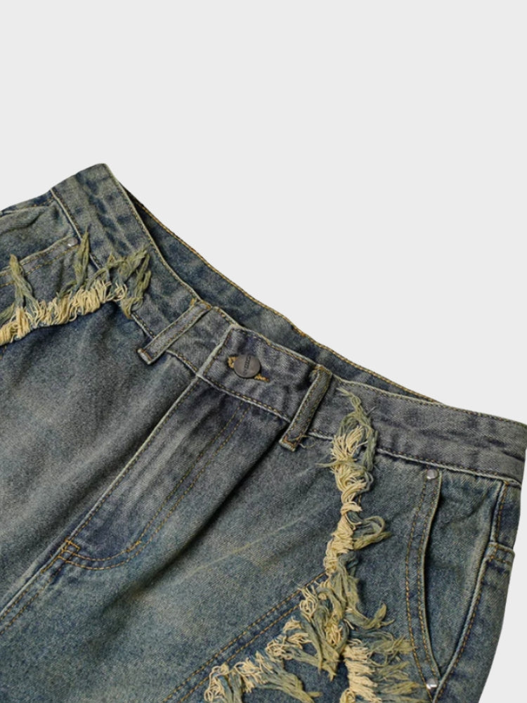 DCRB Distressed Street Denim Jorts