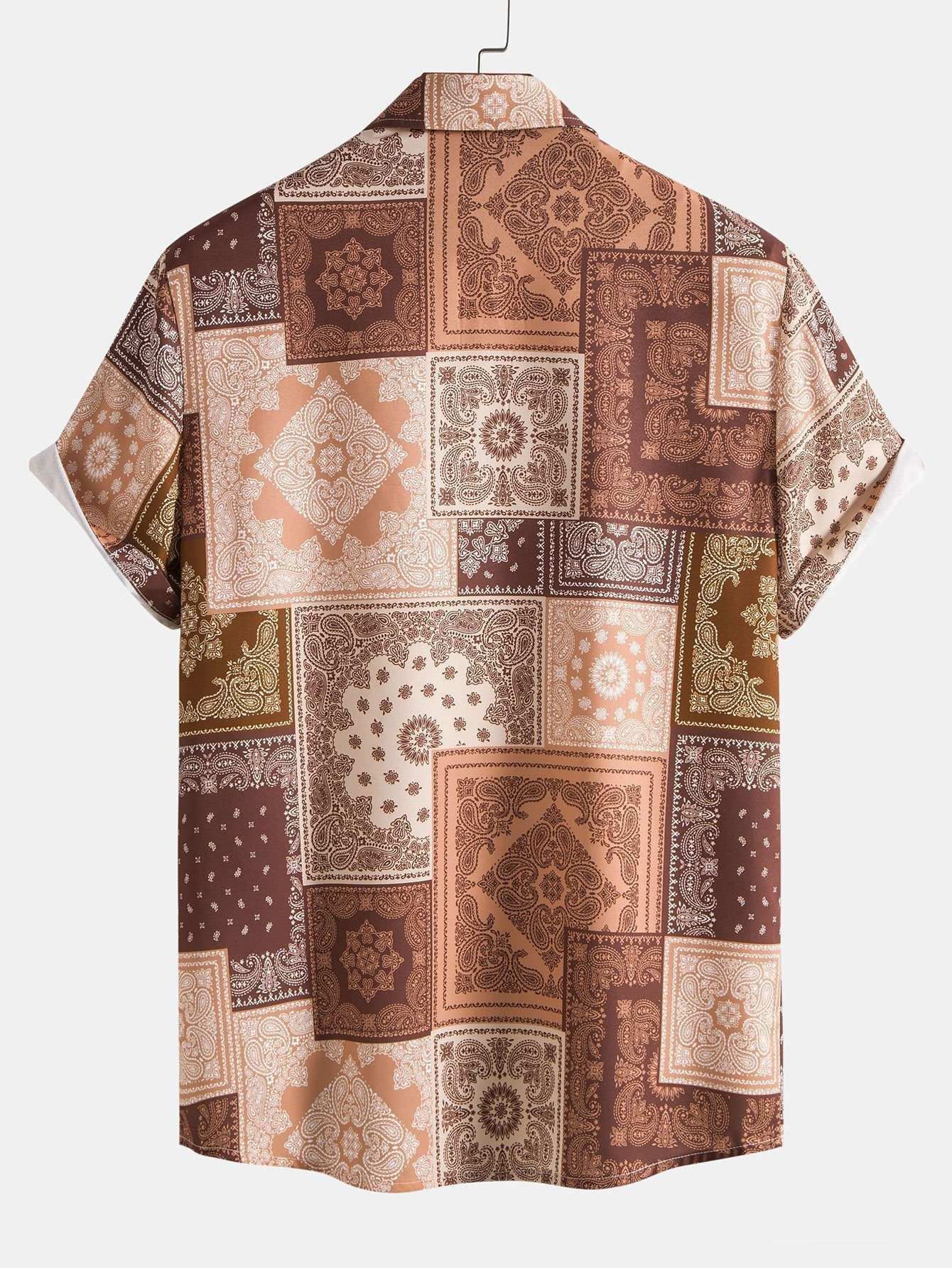 Paisley Patchwork Print Shirt & Shorts