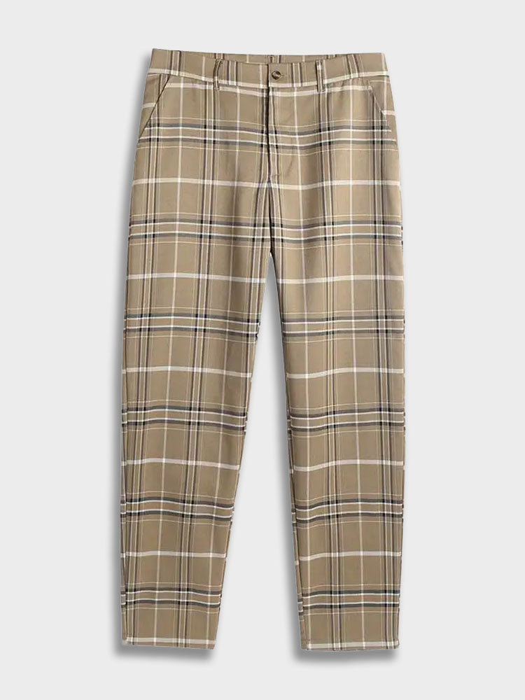 Plaid Vintage Broek