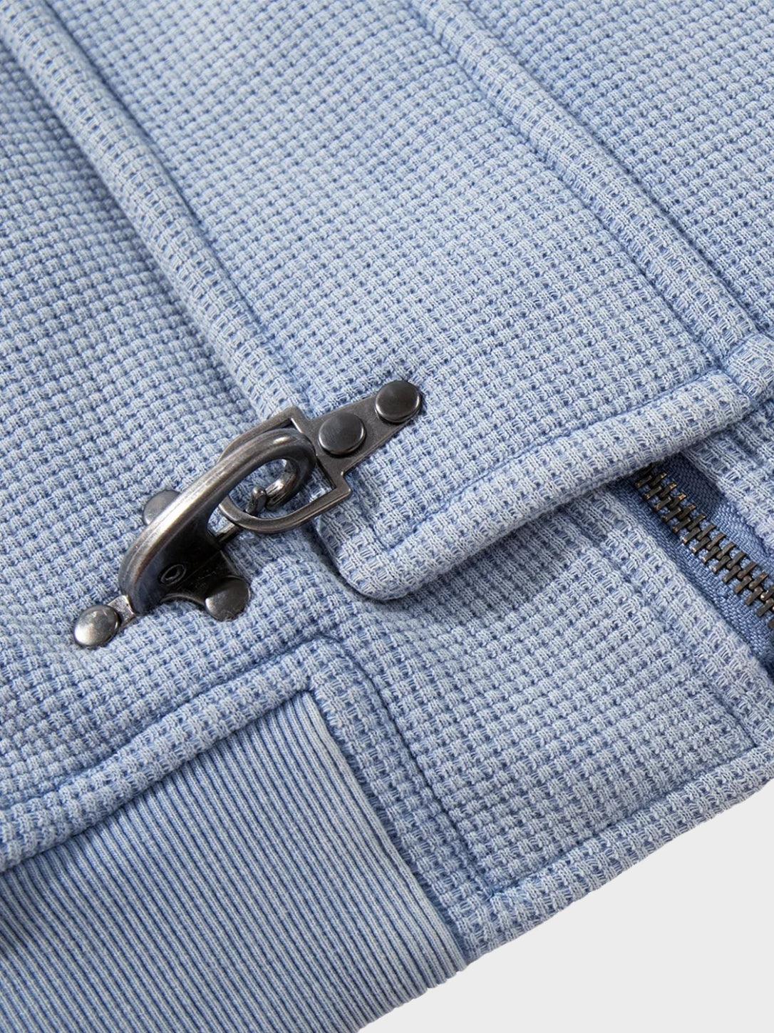 DCRB Waffle Clasp Zipper