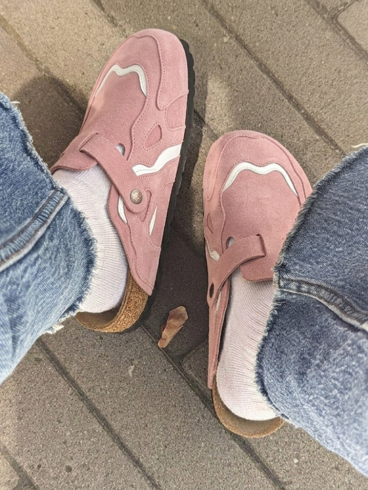DCRB Wavey Clogs - Dusty Pink