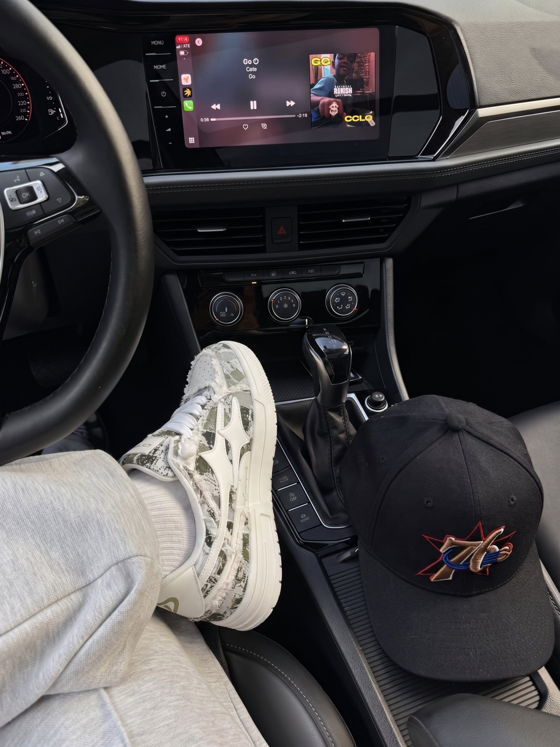 DCRB Broken Camo Green Sneakers