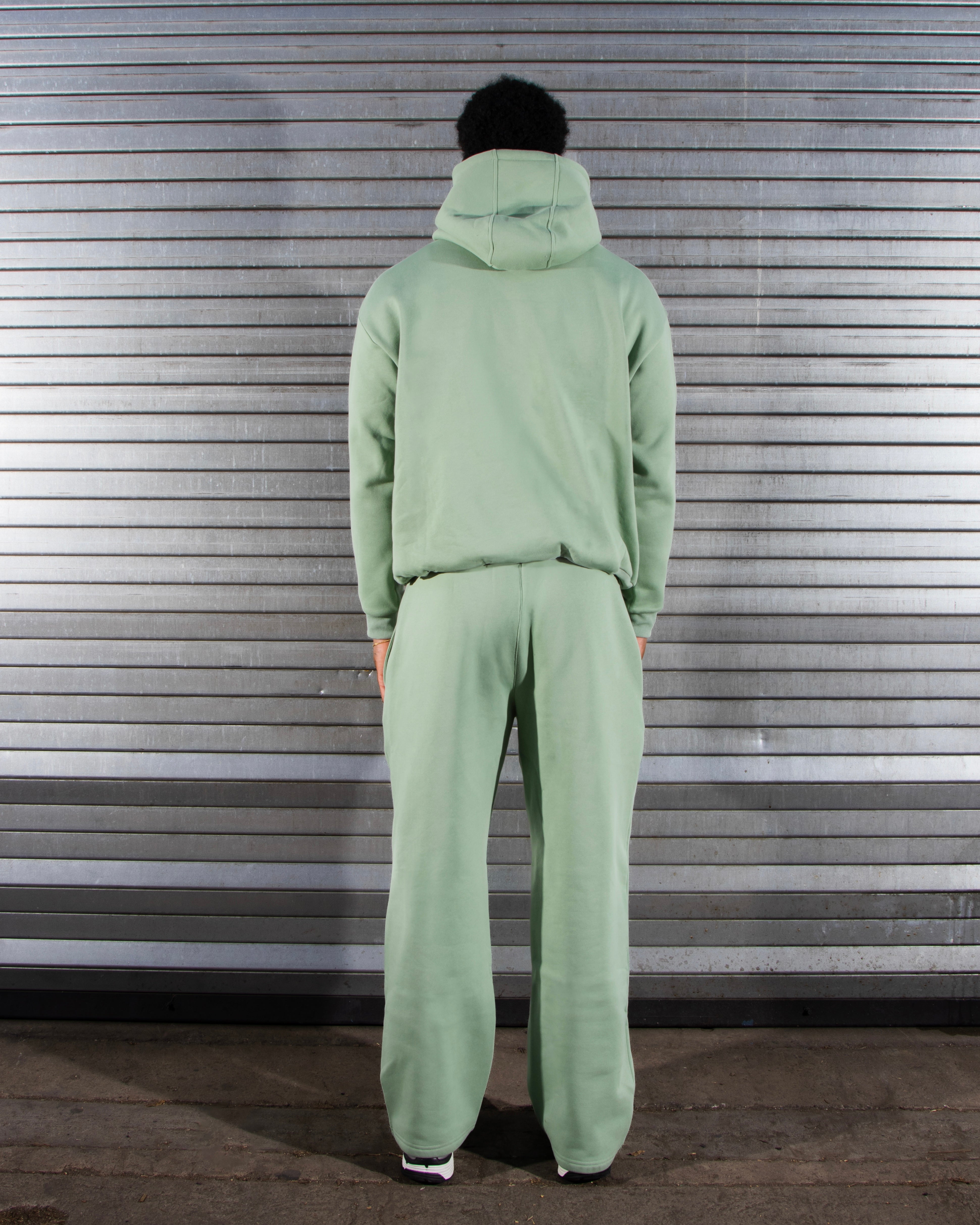 DCRB Tracksuit Open Leg Jogger - Light Green