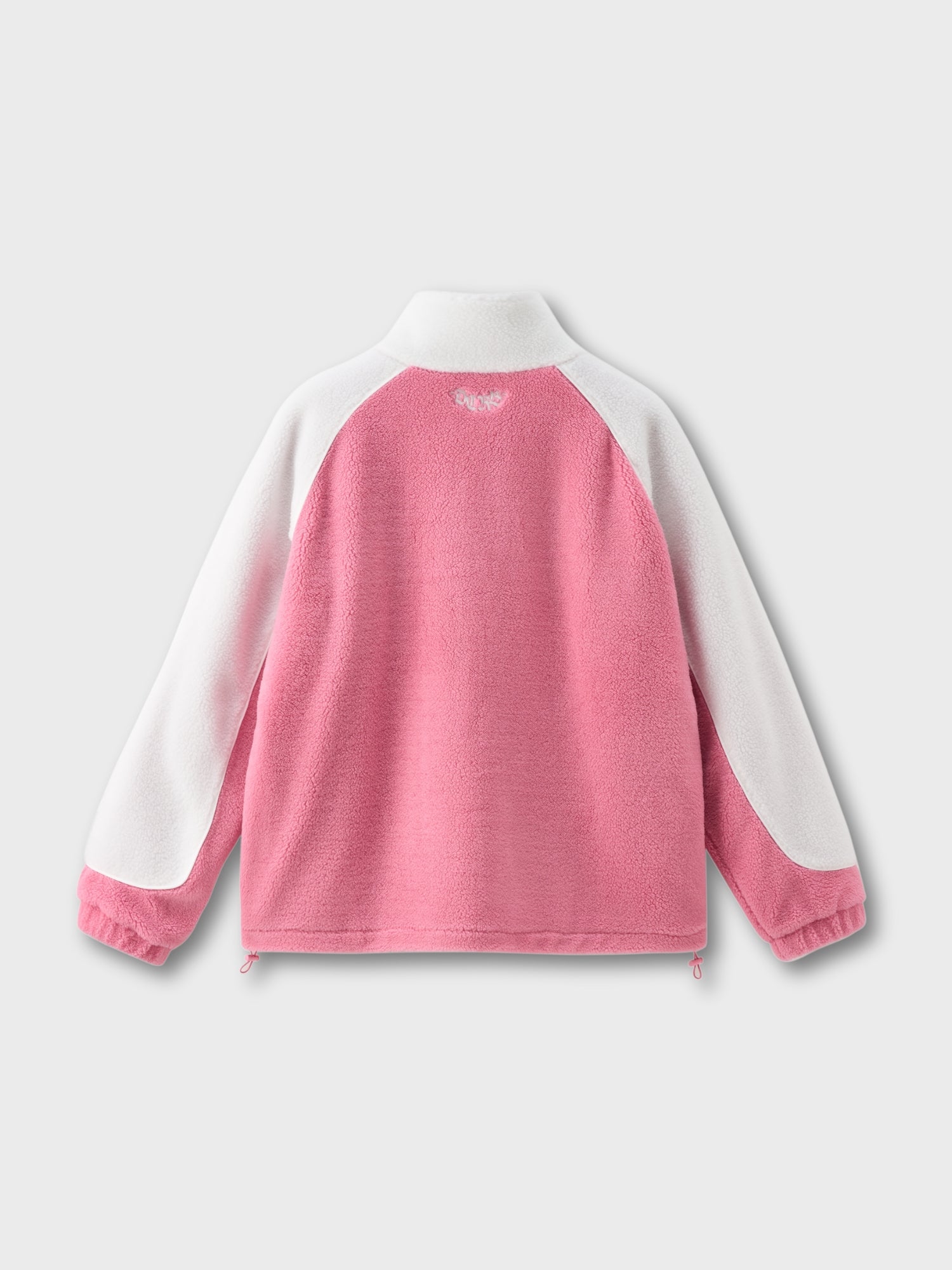 DCRB Two Tone Sherpa Fleece Jacket Pink