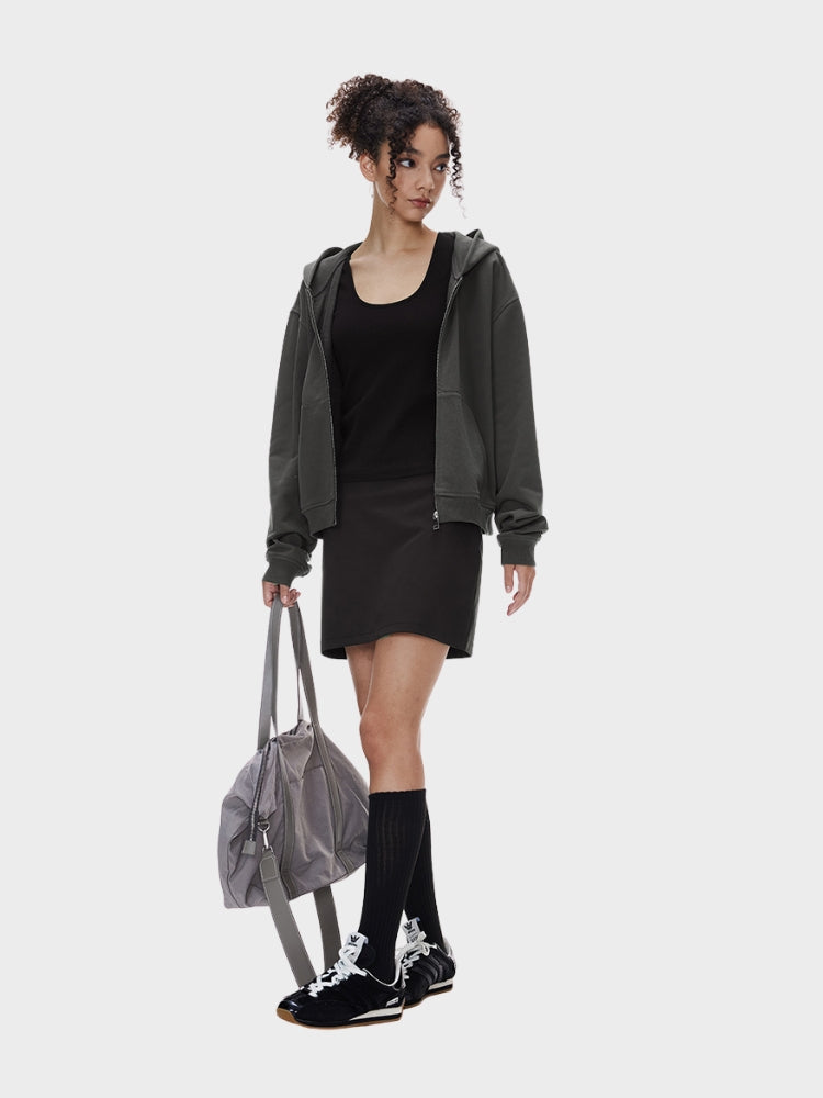 DCRB Boxy Fit Sweater with Zipper