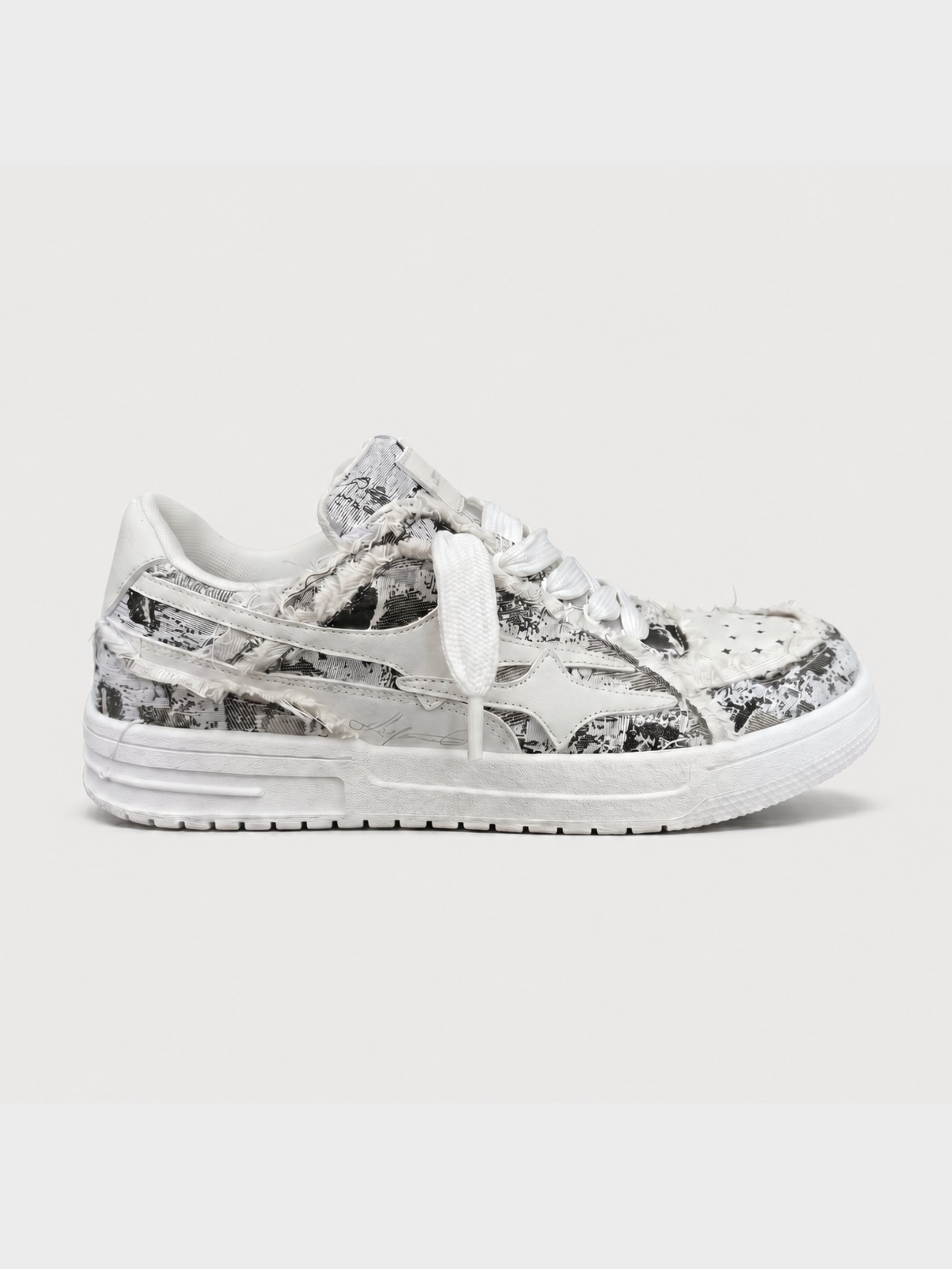DCRB Broken Camo Grey Sneakers