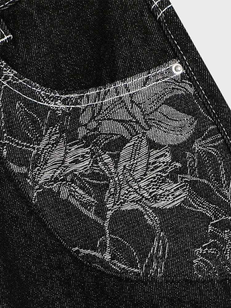 DCRB Raw Black Denim Jorts