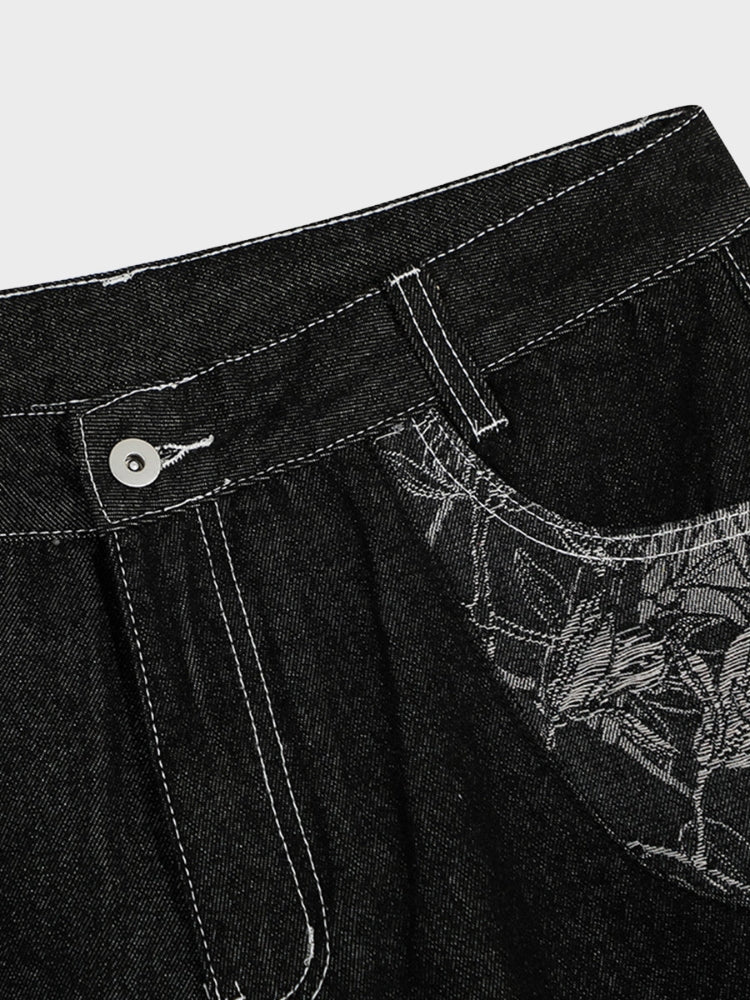 DCRB Raw Black Denim Jorts