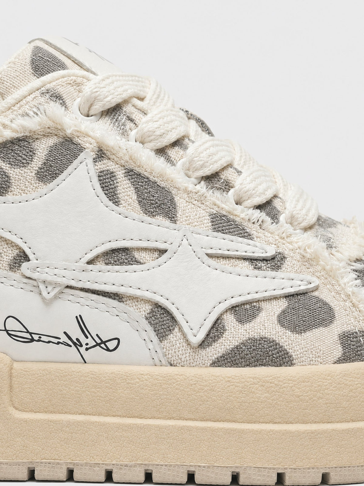 DCRB Bone Leopard Sneakers