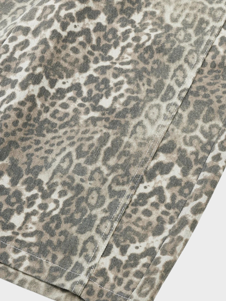 DCRB Leopard Baggy Jorts