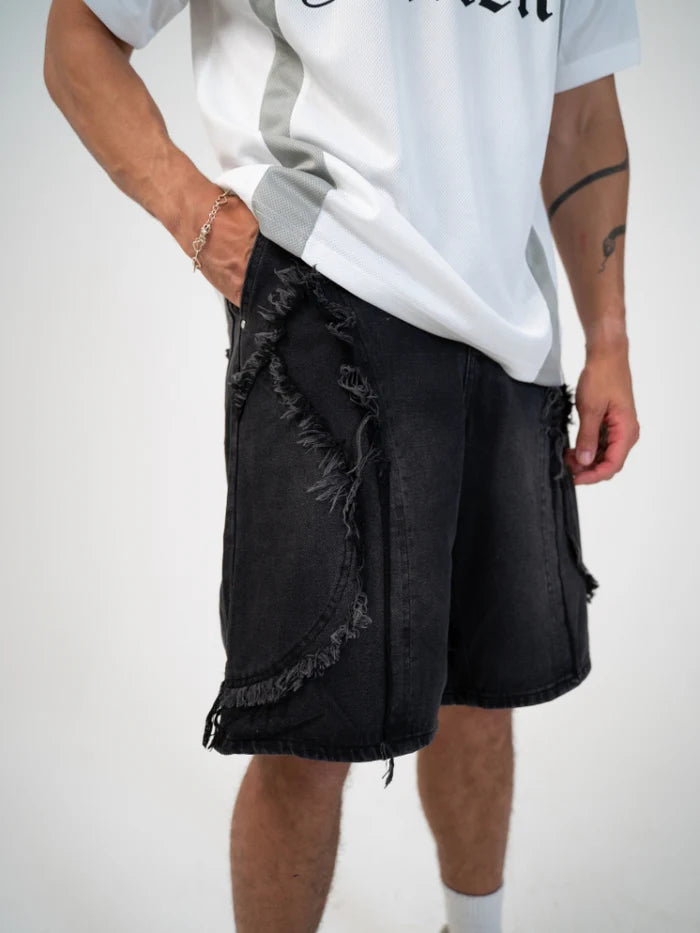 DCRB Distressed Street Denim Jorts