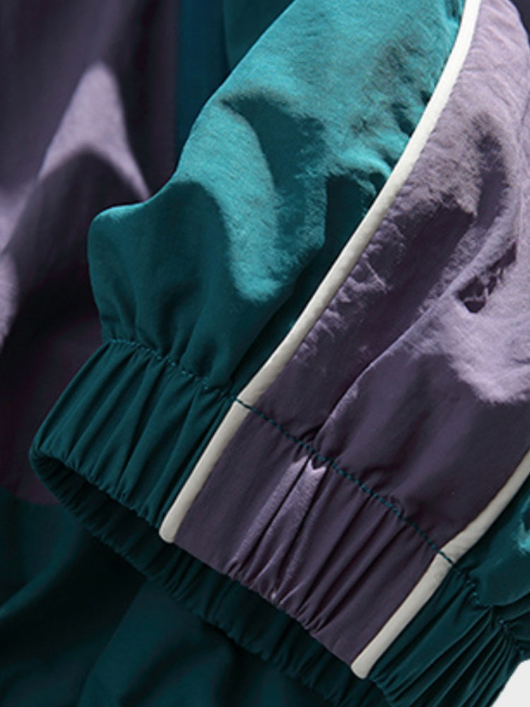 DCRB Vintage Varsity Waterproof Track Jacket