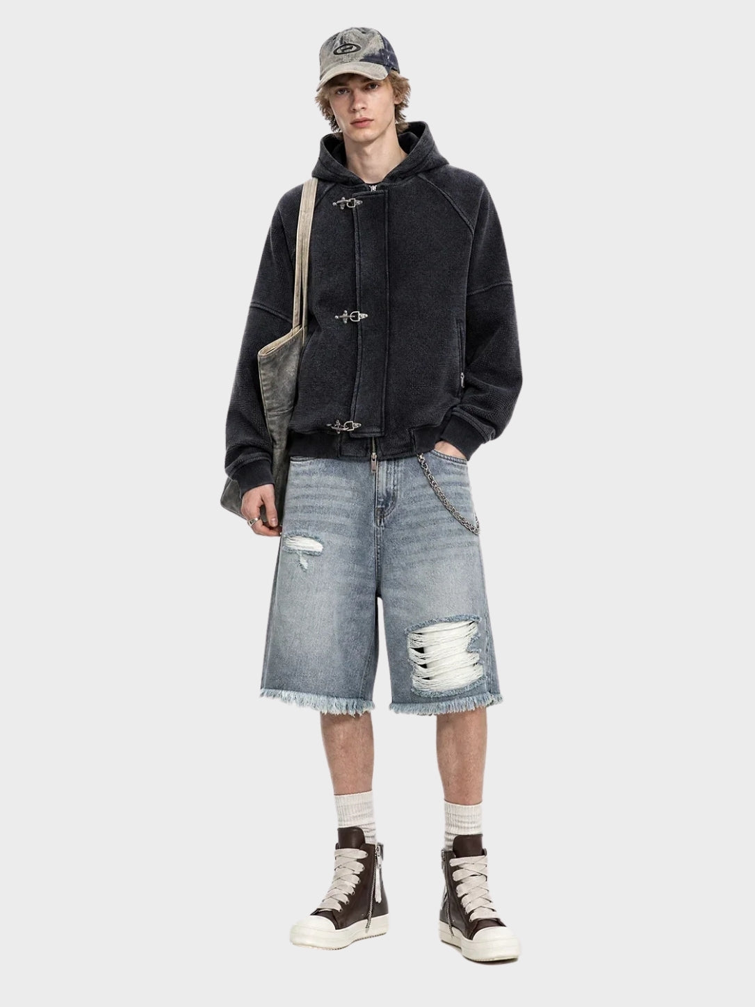 DCRB Waffle Clasp Zipper
