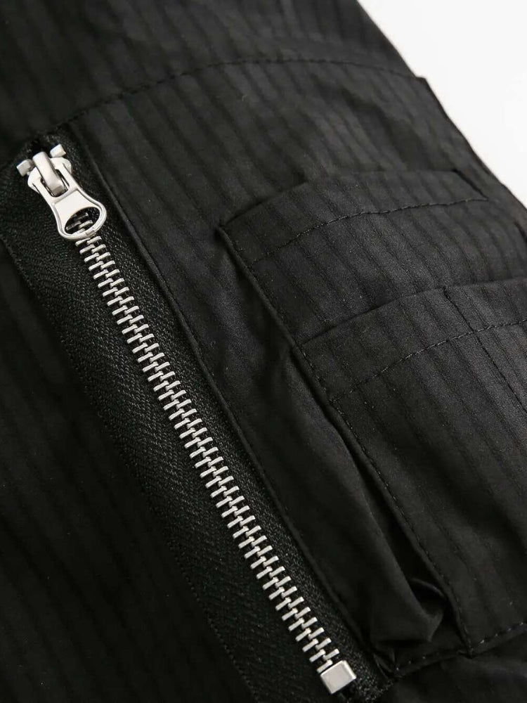 DCRB Boxy Fit Padded Coat with Fur Hoodie