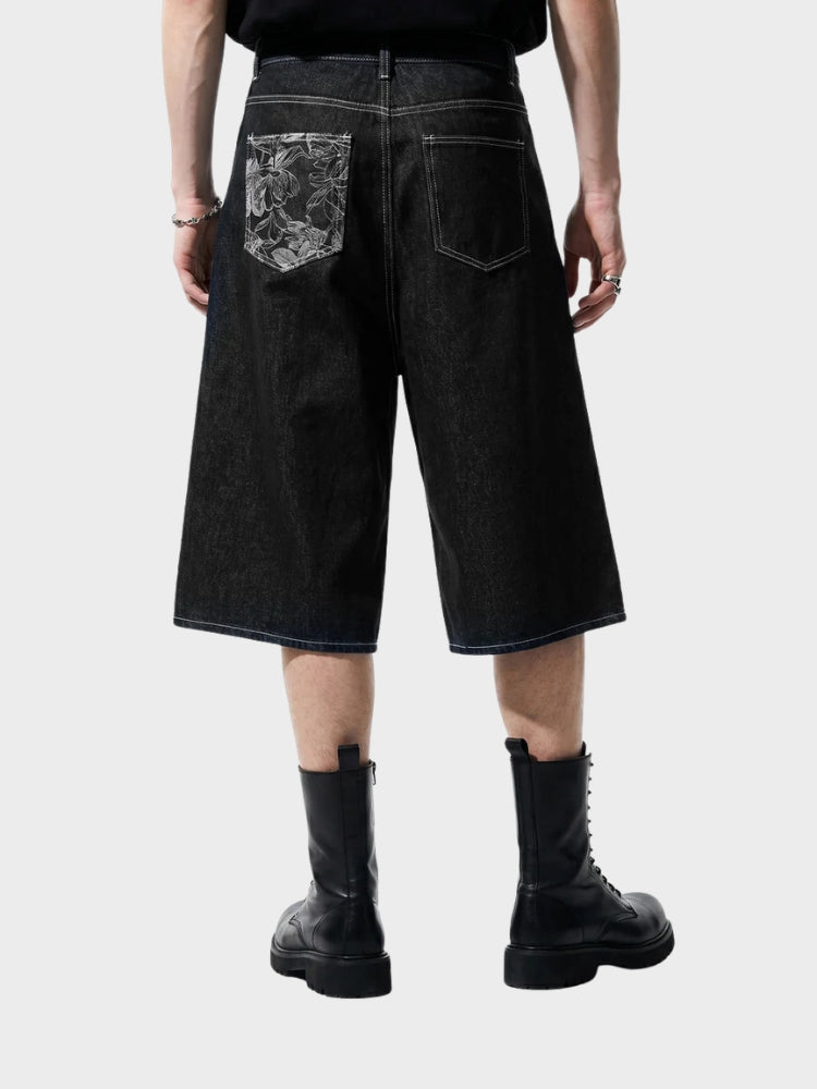 DCRB Raw Black Denim Jorts
