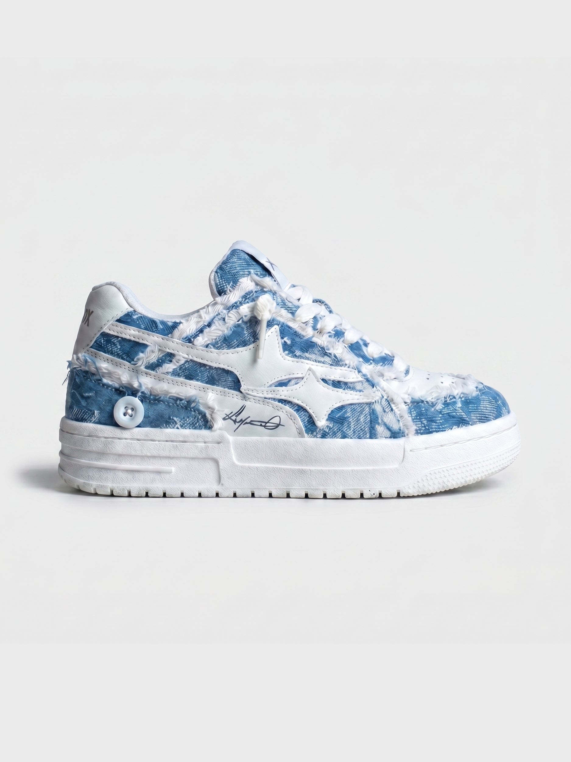 DCRB Broken Denim Sneakers