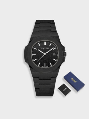 Zwart met doos
