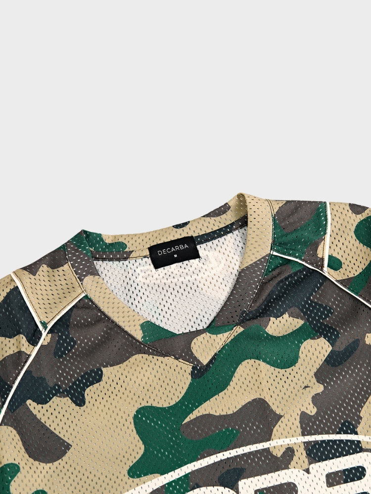 DCRB Camo Football Tee