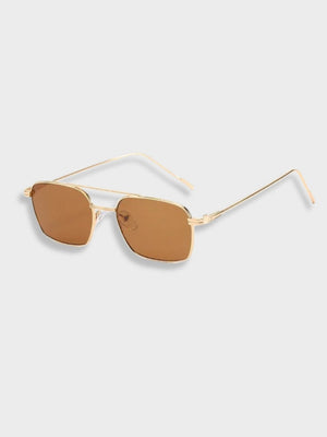 Goud/bruine lens
