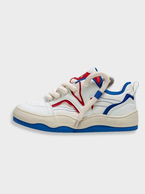 Wit / Blauw