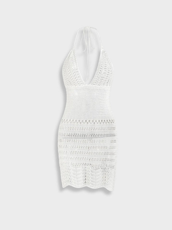 Crochet White Beach Dress