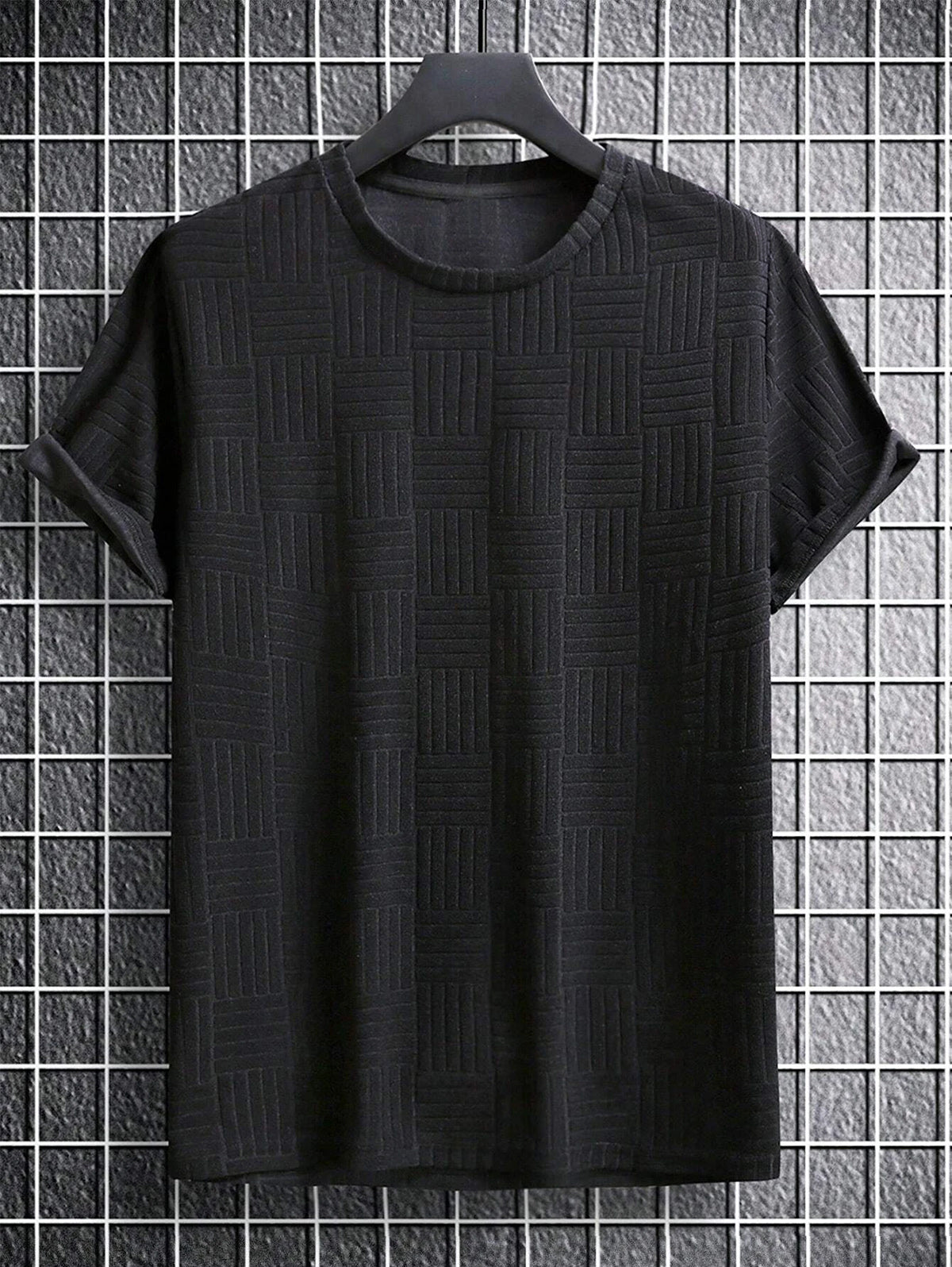 Mens Jacquard T-Shirt
