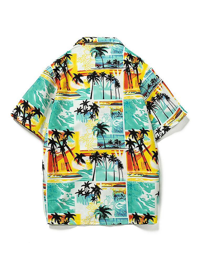 Tropical Print Strand Shirt & Swim Shorts