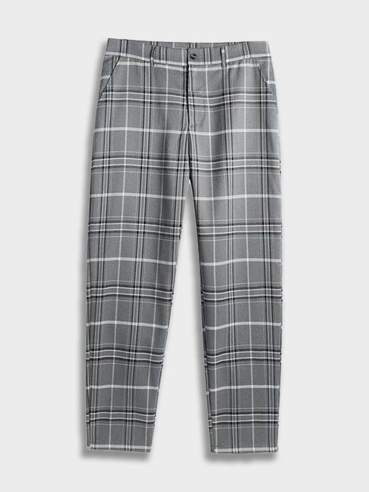 Plaid Vintage Broek